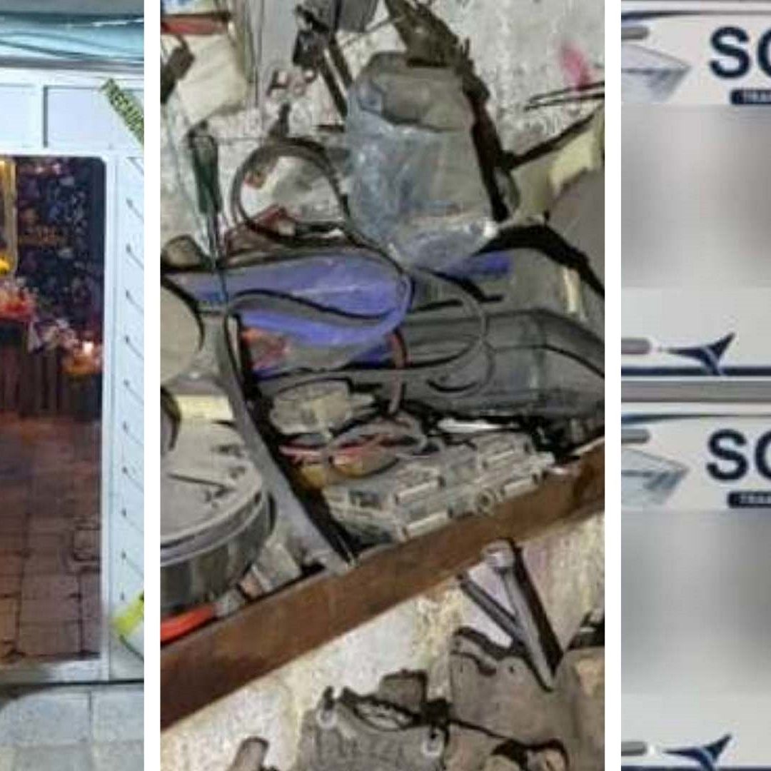 Decomisan 5 Toneladas de Autopartes y Placas Falsas y Robadas en Casa de Álvaro Obregón