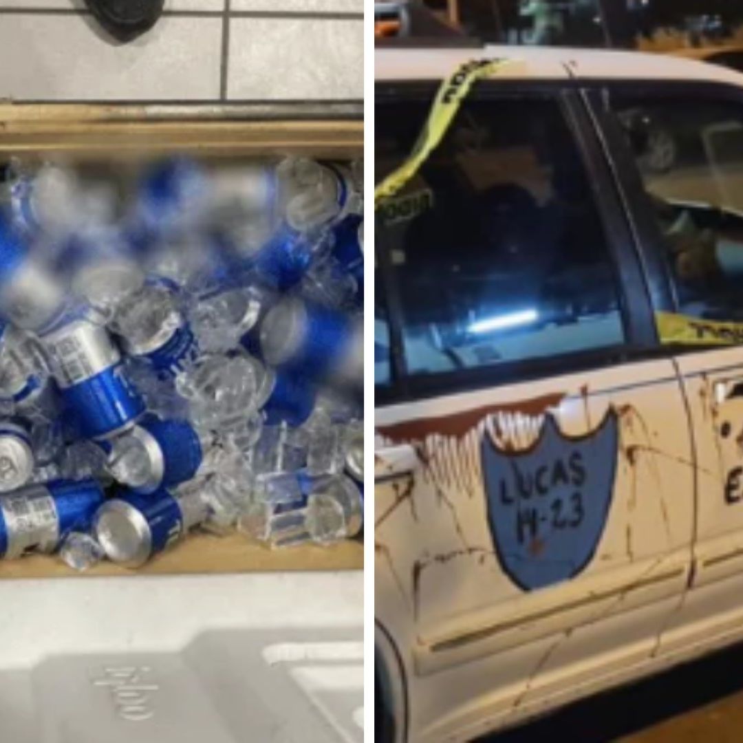¿Tazo Dorado? Con Patrulla Espiritual 'Fake', Detienen a Sujeto Vendiendo Cerveza