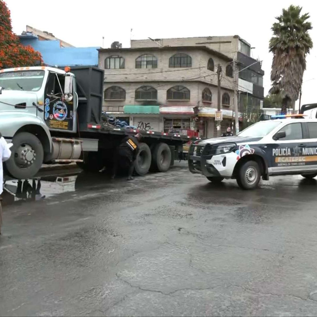 Mueren dos hermanos atropellado en Ecatepec.