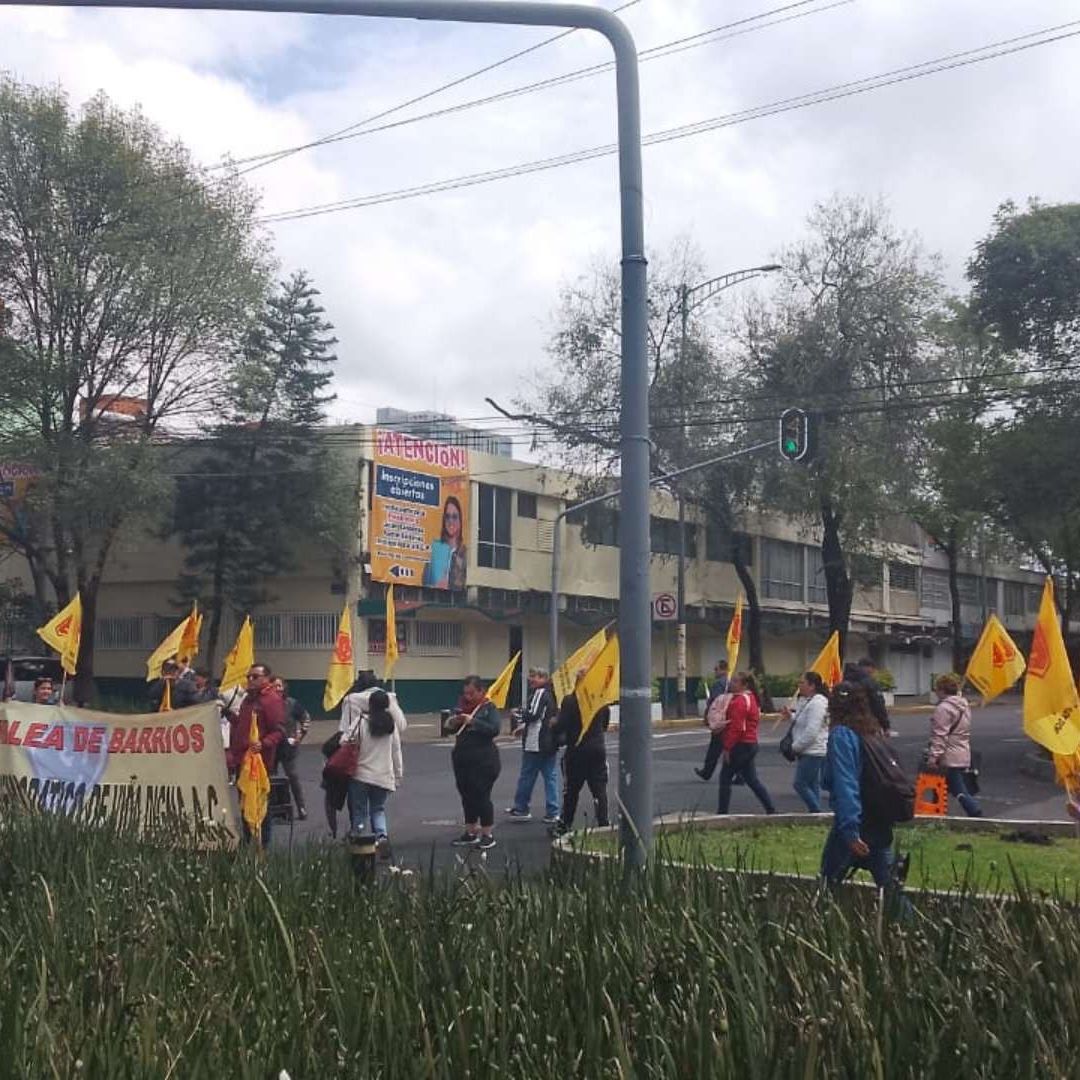 Manifestantes en Doctor Río de la Loza, CDMX
