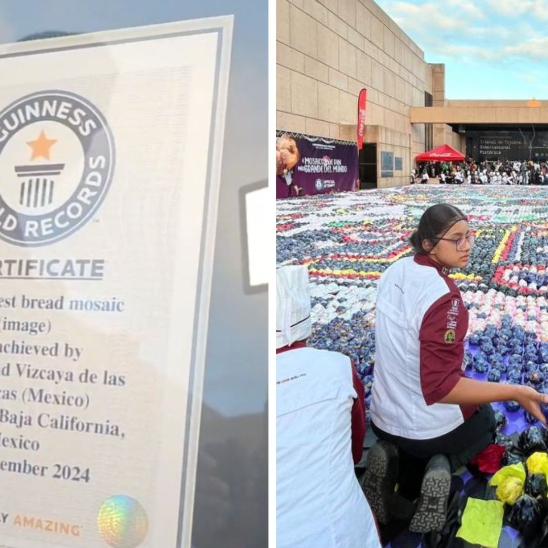 Con el 'Pan de Muerto Más Grande del Mundo', Tijuana Bate Nuevo 'Récord Guinness'
