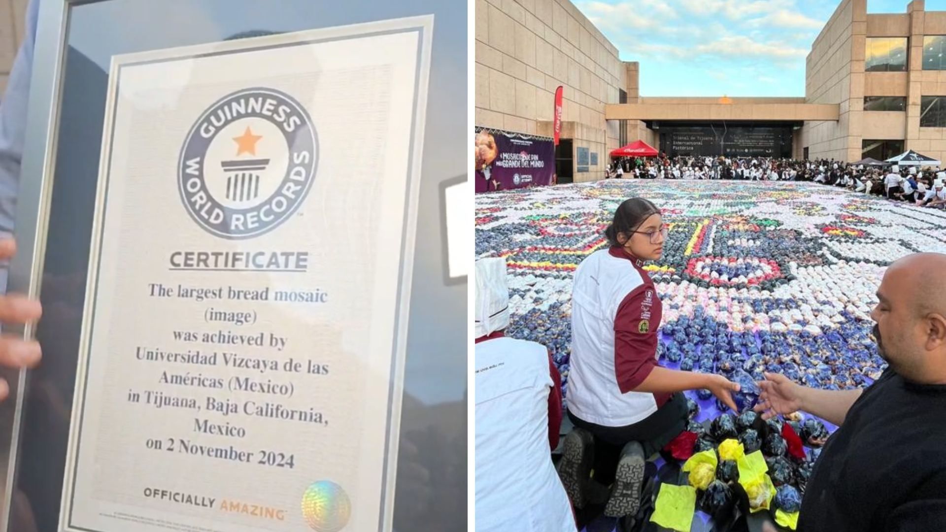 Con el 'Pan de Muerto Más Grande del Mundo', Tijuana Bate Nuevo 'Récord Guinness'