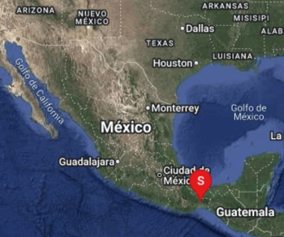Temblor en Oaxaca. Foto: SSN
