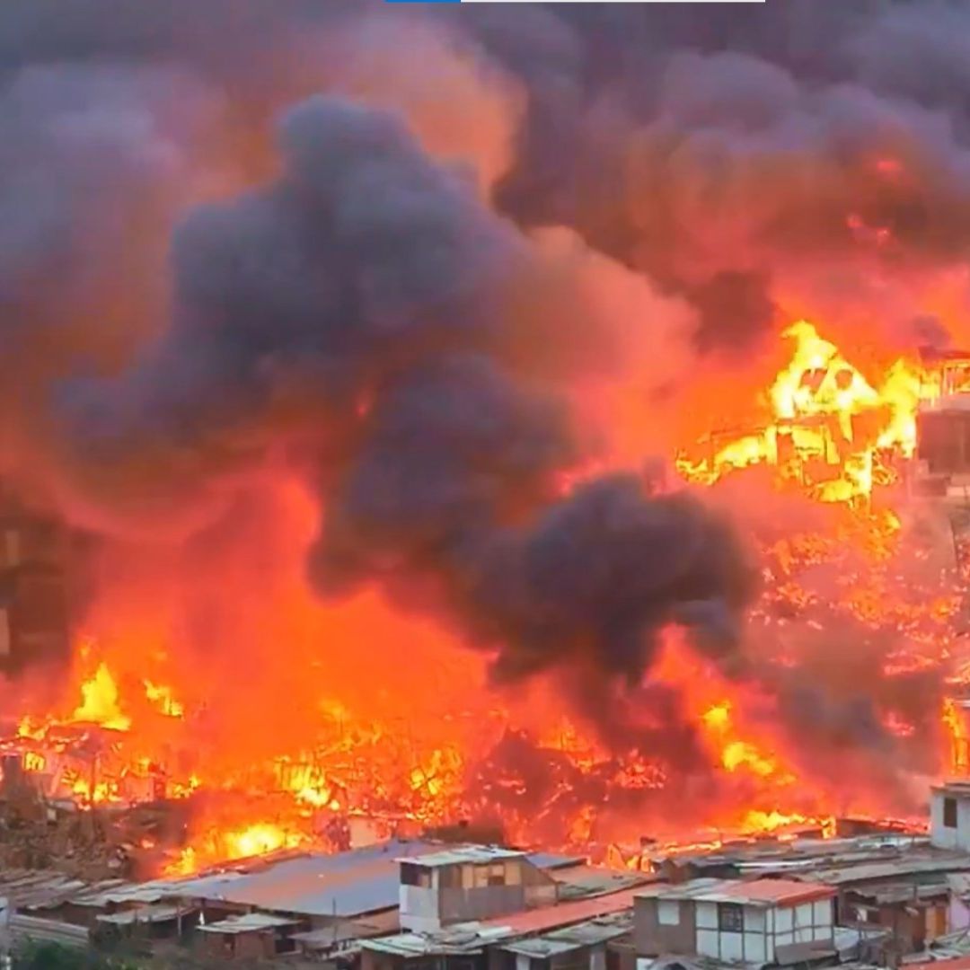 Incendio en Perú