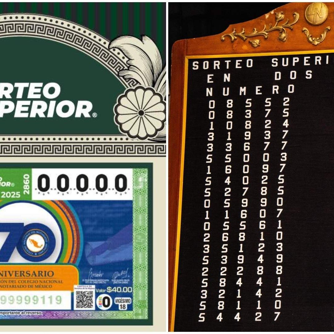 Conoce dónde cayó el premio mayor del Sorteo Superior 2860 de la Lotería Nacional