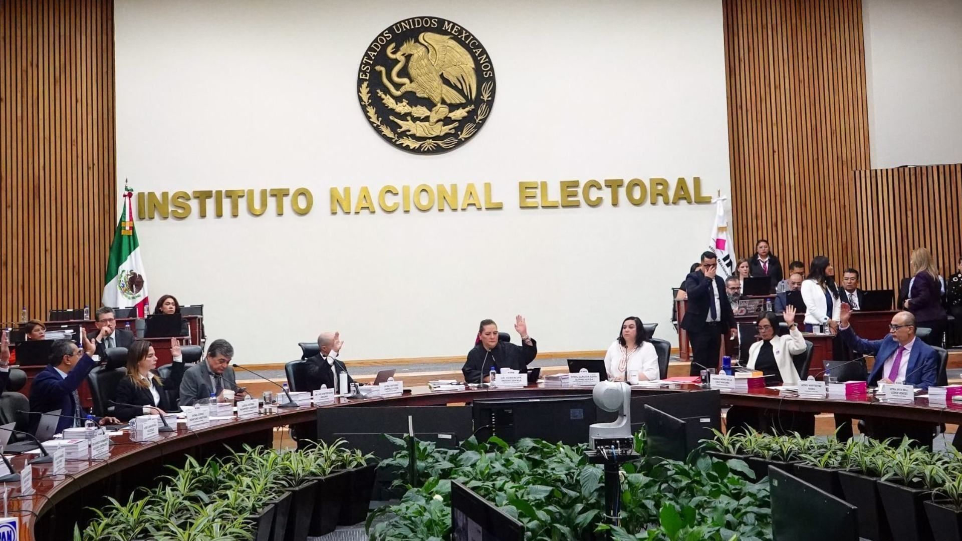 Sesión del Consejo General del INE
