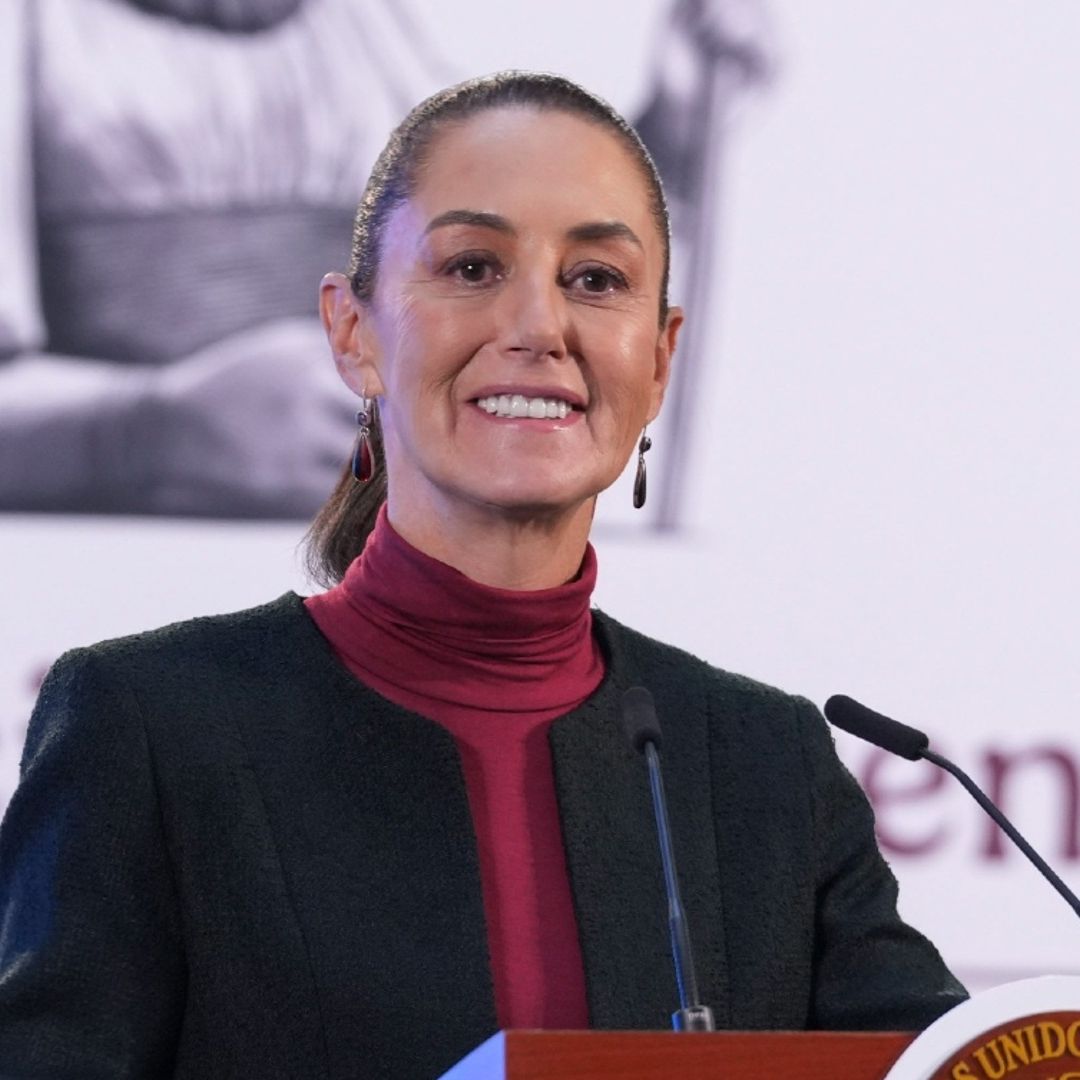 Claudia Sheinbaum, presidenta de México, en la conferencia mañanera de hoy 4 de noviembre de 2024