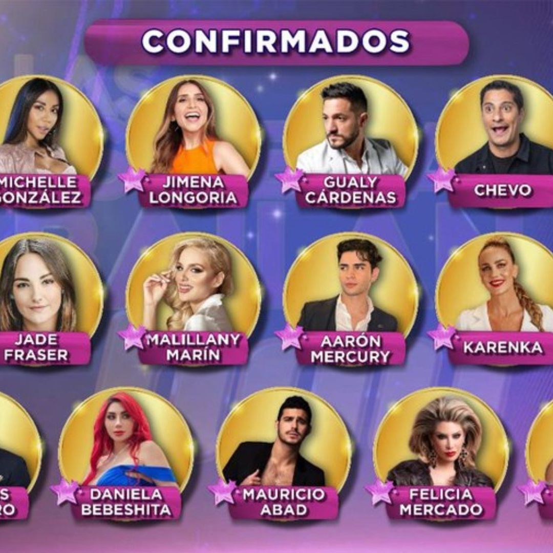 Estas son las parejas confirmadas para la competencia.