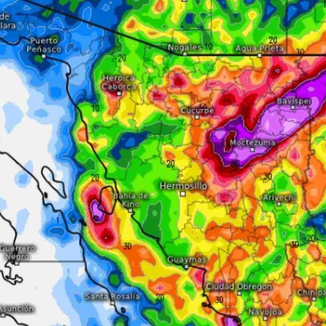 Paso de “Raymond” en Sonora; ¿Cuál Será el Clima Para Hoy, Domingo 12 de Octubre de 2025?