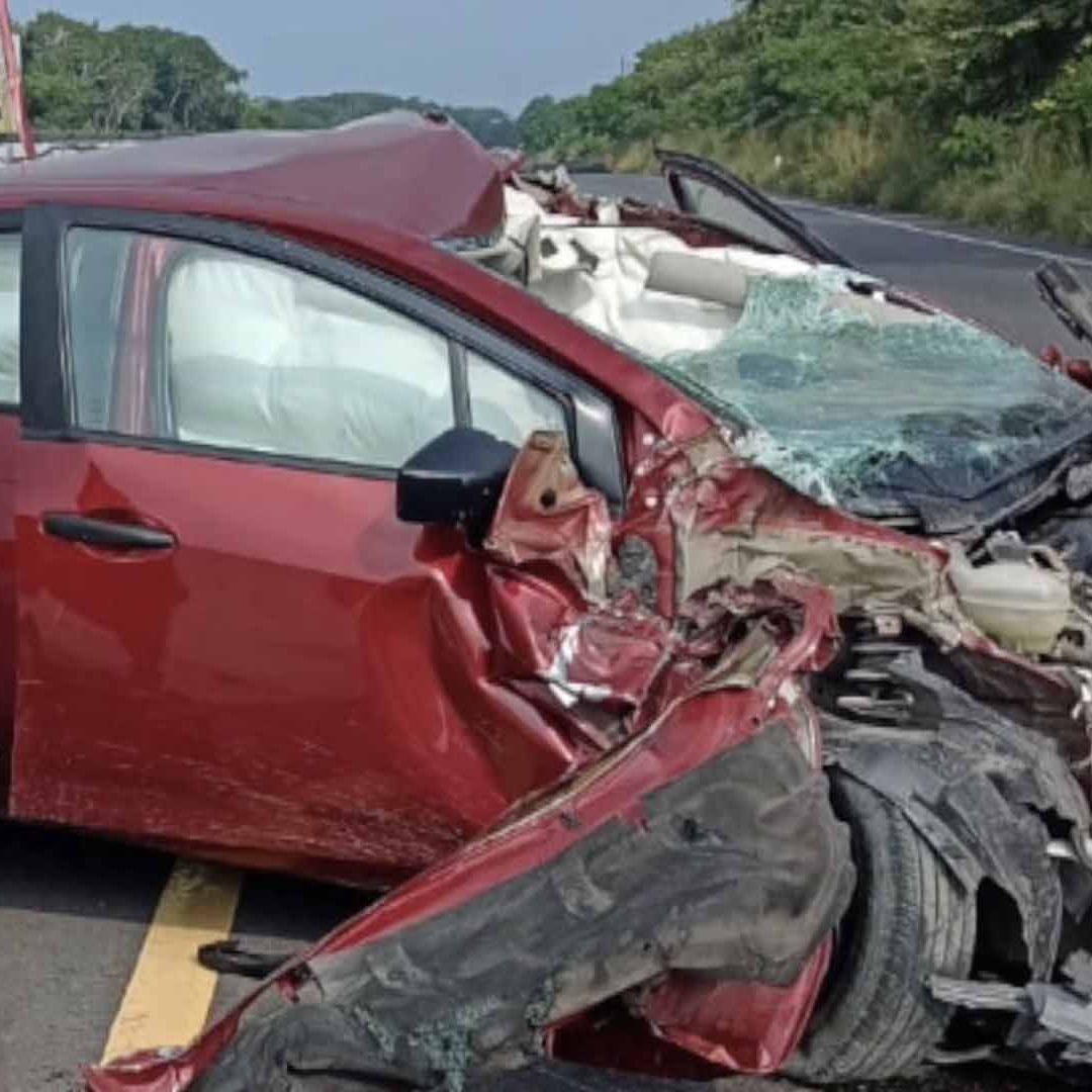 Accidente Carretera Tampico-Tuxpan en Rancho Viejo Deja Nueve Lesionados