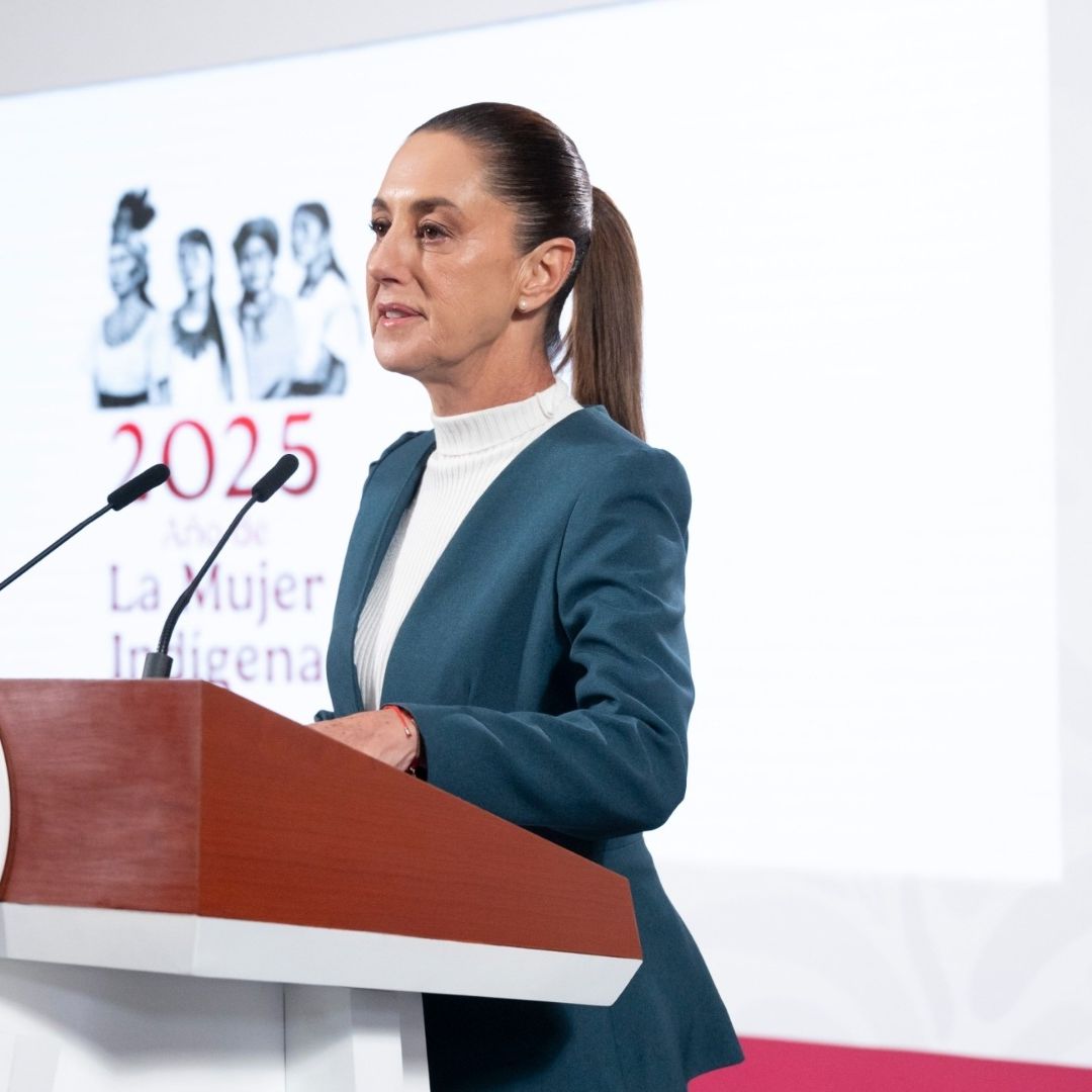 Claudia Sheinbaum habla en conferencia de prensa