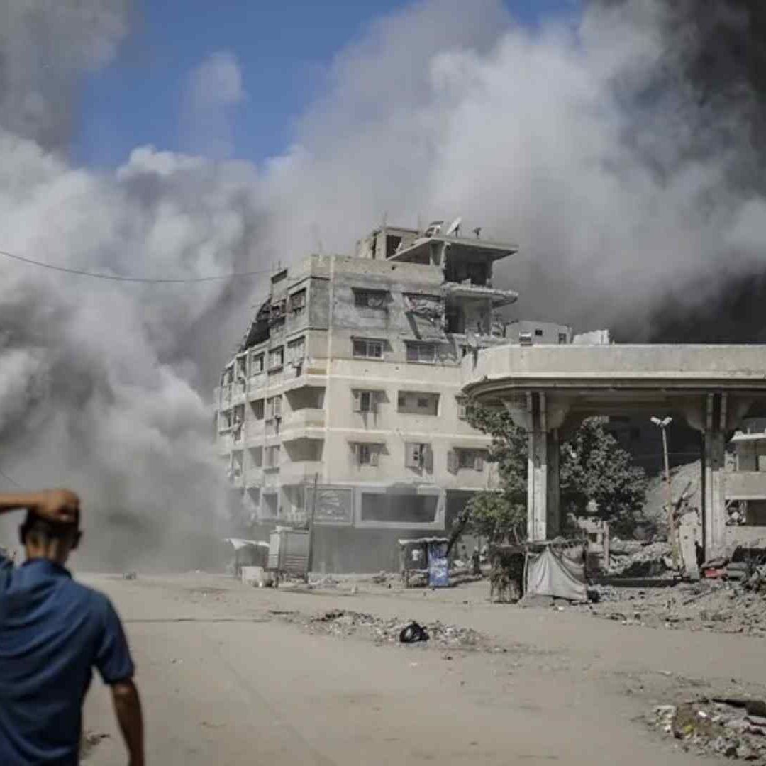 Ataque israelí sobre la ciudad de Gaza