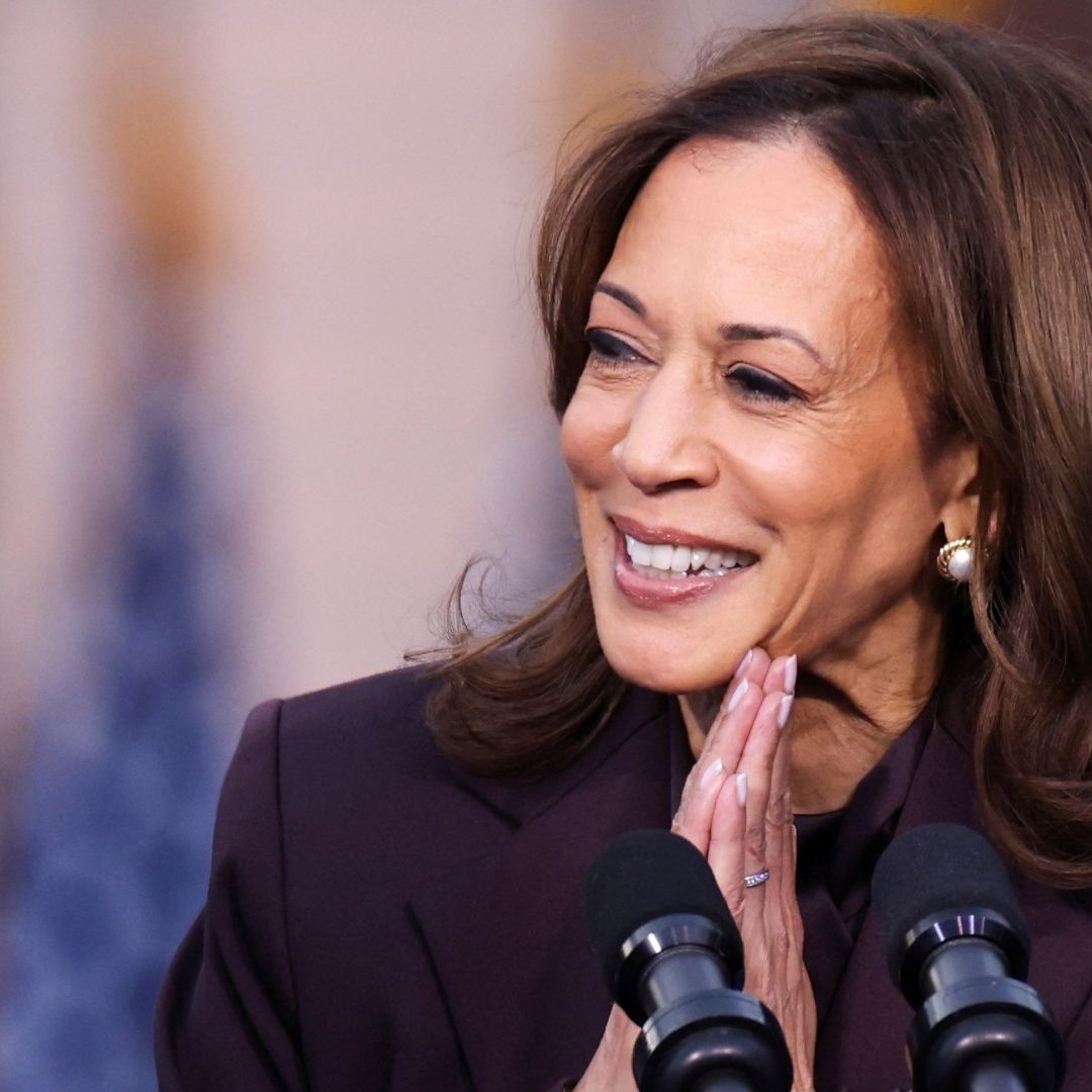 La vicepresidenta de Estados Unidos, Kamala Harris, en la Universidad Howard en Washington