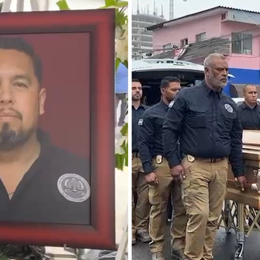Realizan Honras Fúnebres al Agente Humberto Antonio Martínez en Tijuana