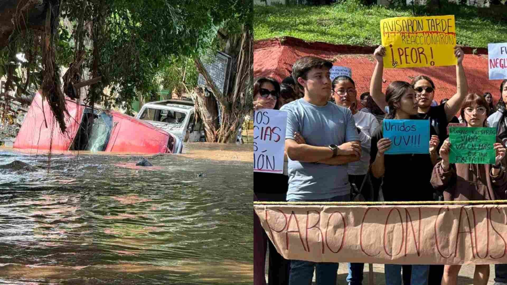 Qué Pasó Universidad Veracruzana Manifestaciones Estudiantes Muertos Desaparecidos Inundaciones Poza Rica Veracruz