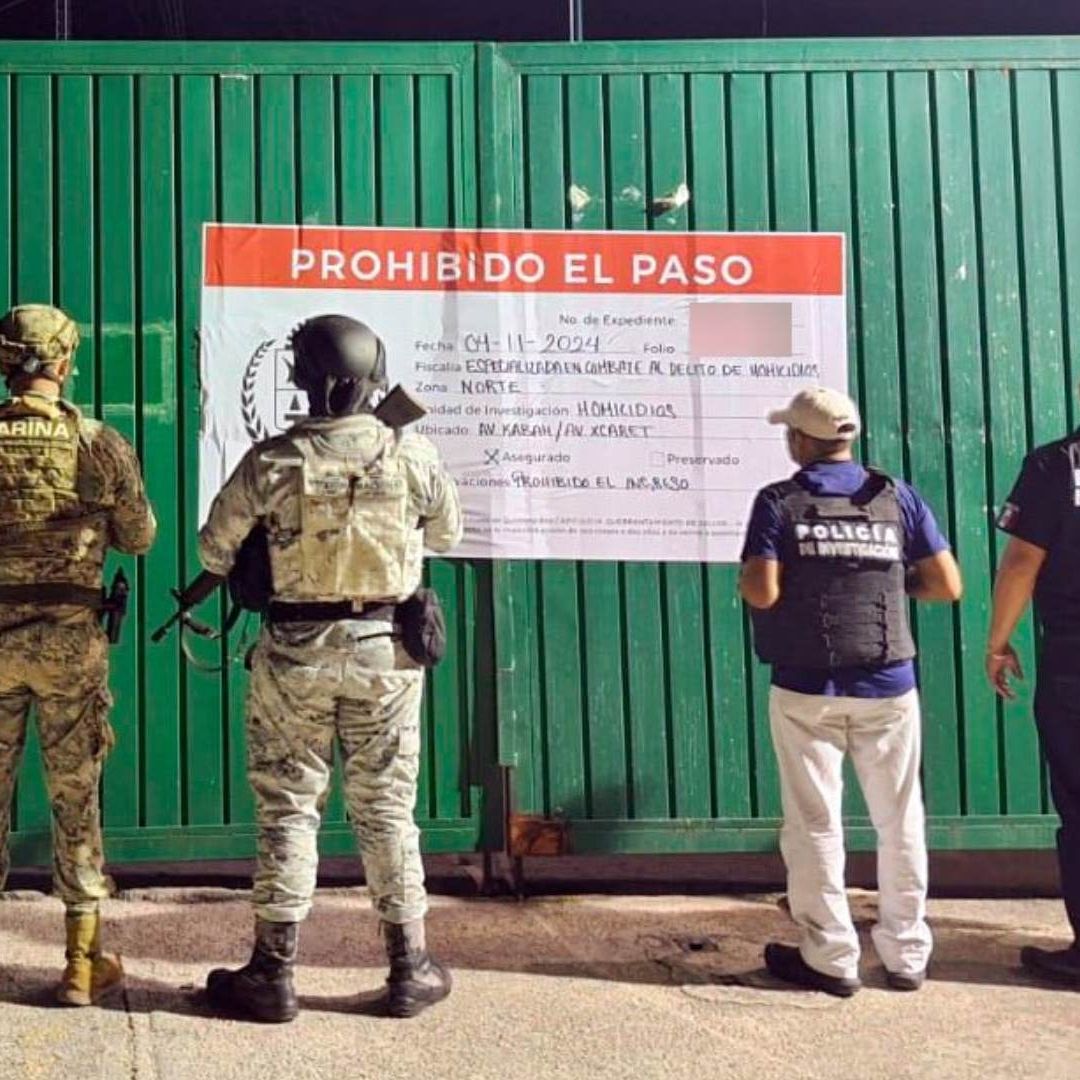 Hallan Presunto Cuarto de Tortura, Drogas y Cartuchos Útiles en Sindicato de Taxistas de Cancún