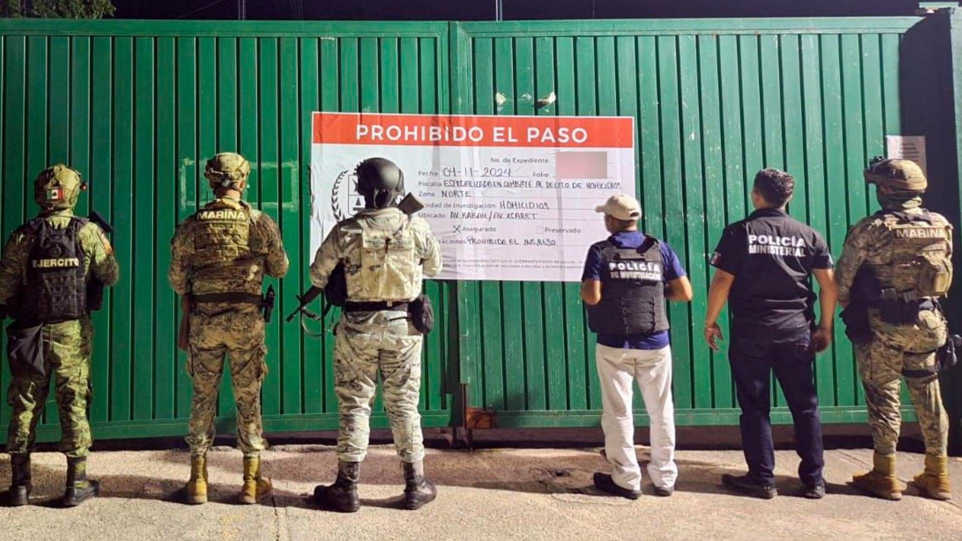 Hallan Presunto Cuarto de Tortura, Drogas y Cartuchos Útiles en Sindicato de Taxistas de Cancún