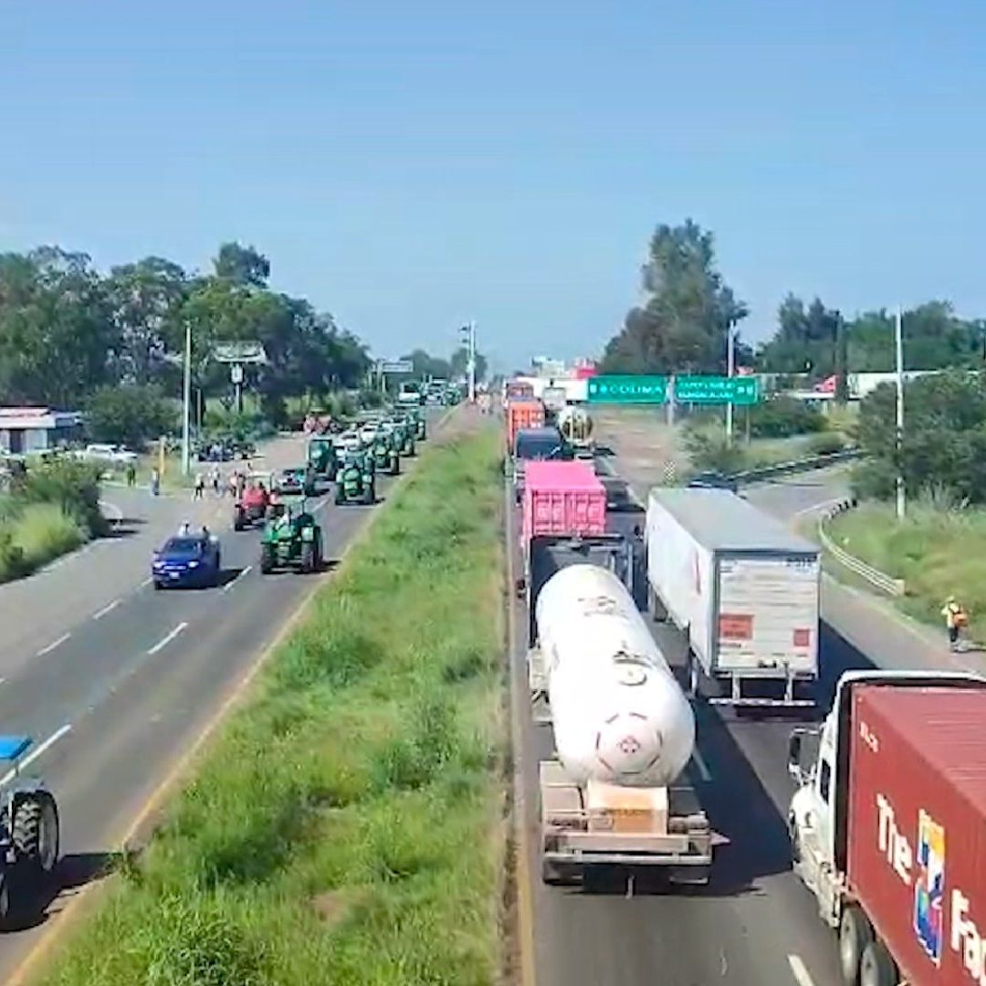 Empezaron a liberar las carreteras bloqueadas en Jalisco tras acuerdo con agricultores y gobierno