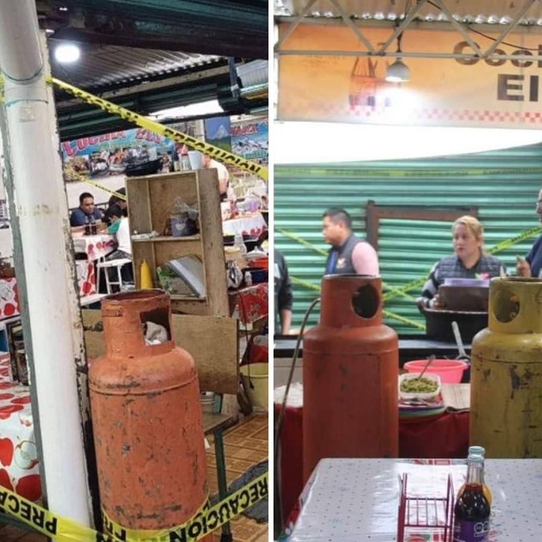 Bebé Se Quema al Caerle Olla de Pancita Hirviendo Mercado Juárez Amecameca en Edomex