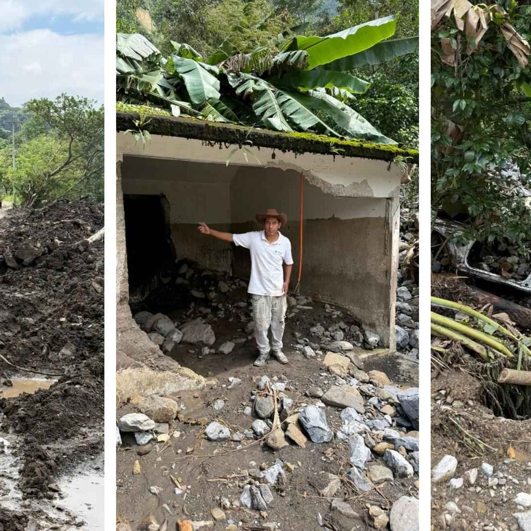 Afectaciones en la sierra de Hidalgo por las devastadoras lluvias de la semana pasada. Foto: Abraham Reza para N+