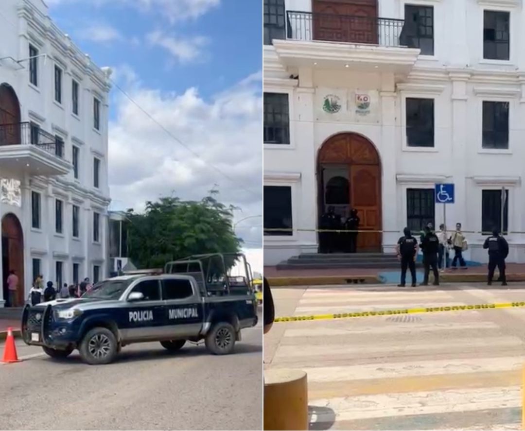 Hombres Armados Atacan a Personas en Palacio Municipal de Navolato, Sinaloa; Hay 3 Heridos