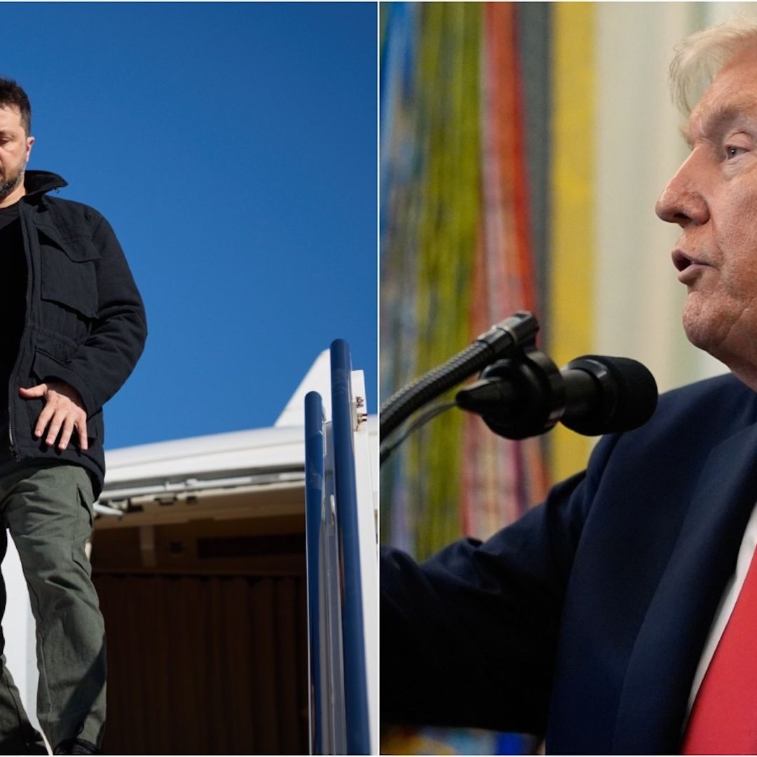 Volodímir Zelenski llega a Washington a reunirse con Trump