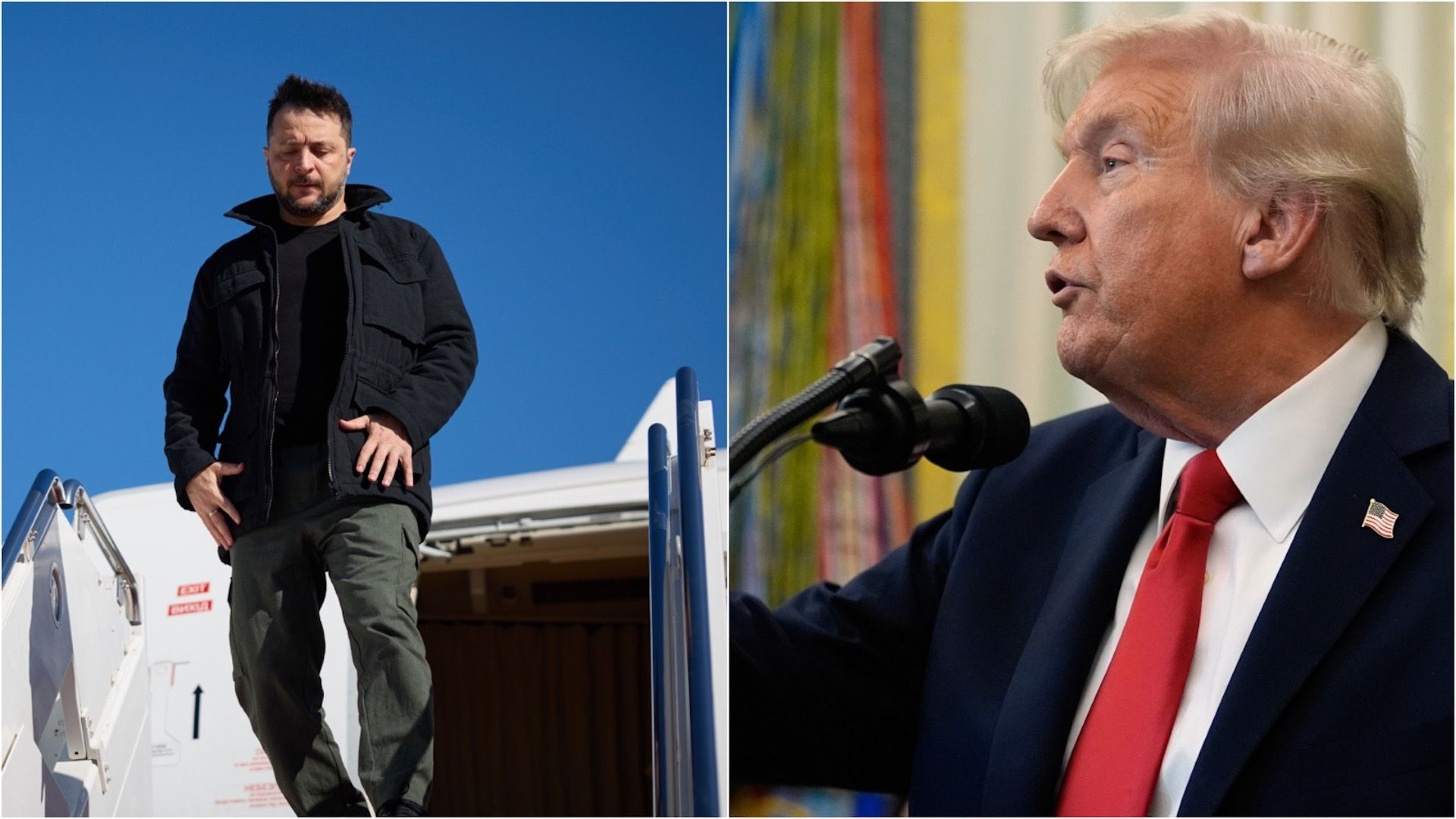 Volodímir Zelenski llega a Washington a reunirse con Trump