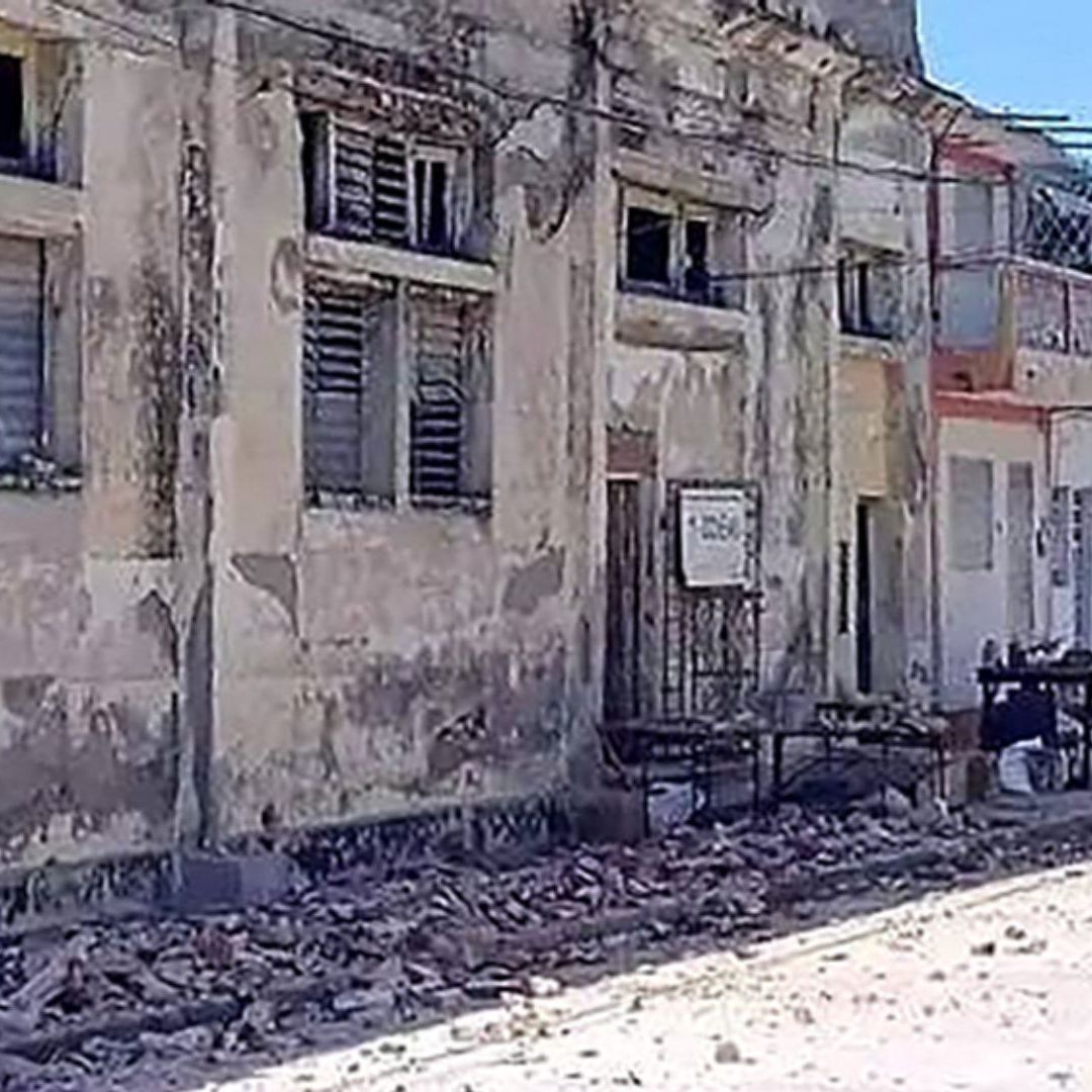 Daños por sismos en Cuba