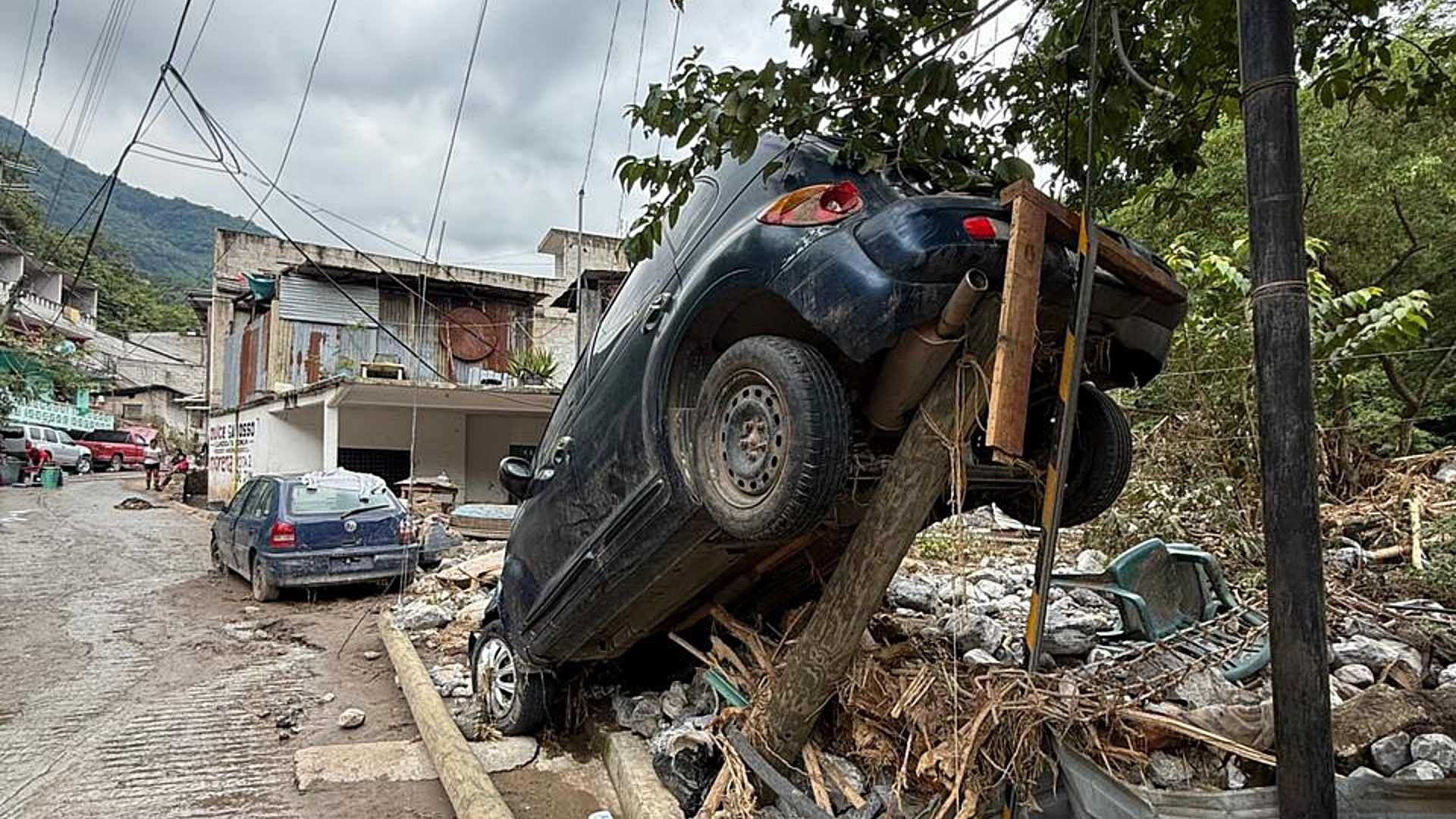 Daños por lluvias en Hidalgo en octubre 2025. Foto: N+