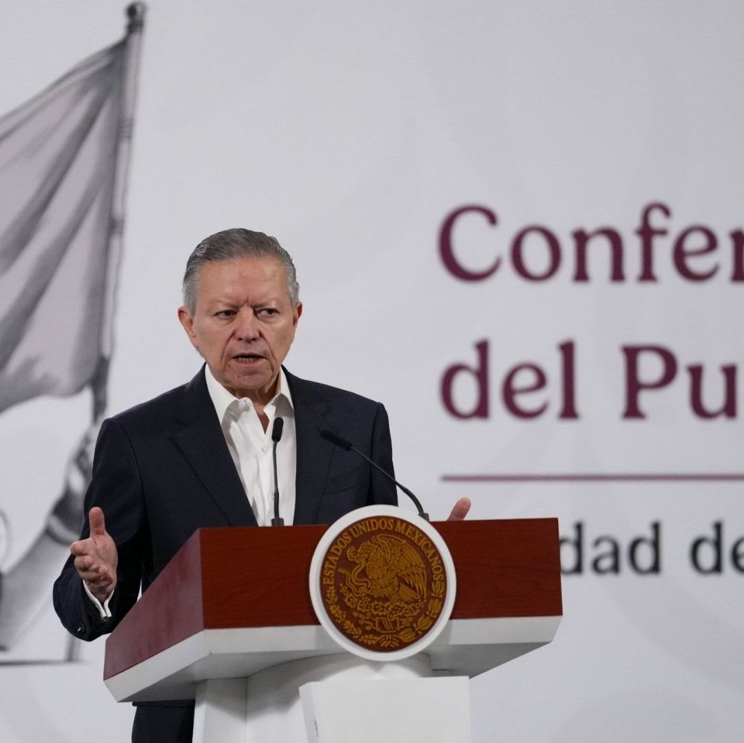 Un hombre habla frente a un micrófono.