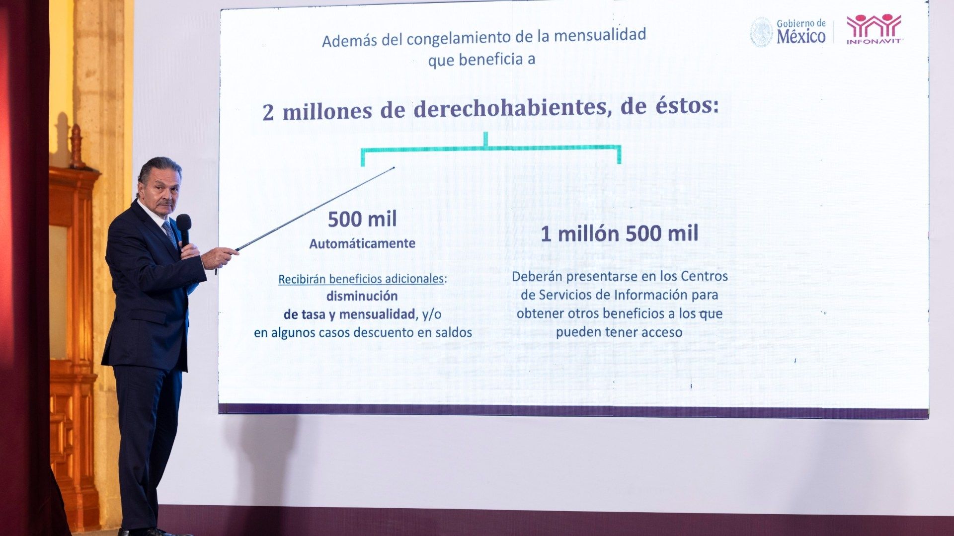 Anuncian beneficios para derechohabientes del Infonavit