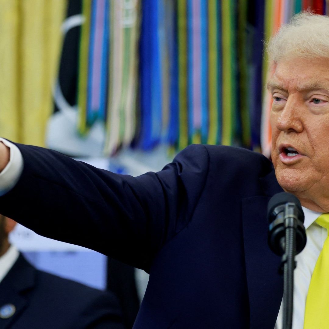 Conferencia de Donald Trump, presidente de Estados Unidos, en la Casa Blanca