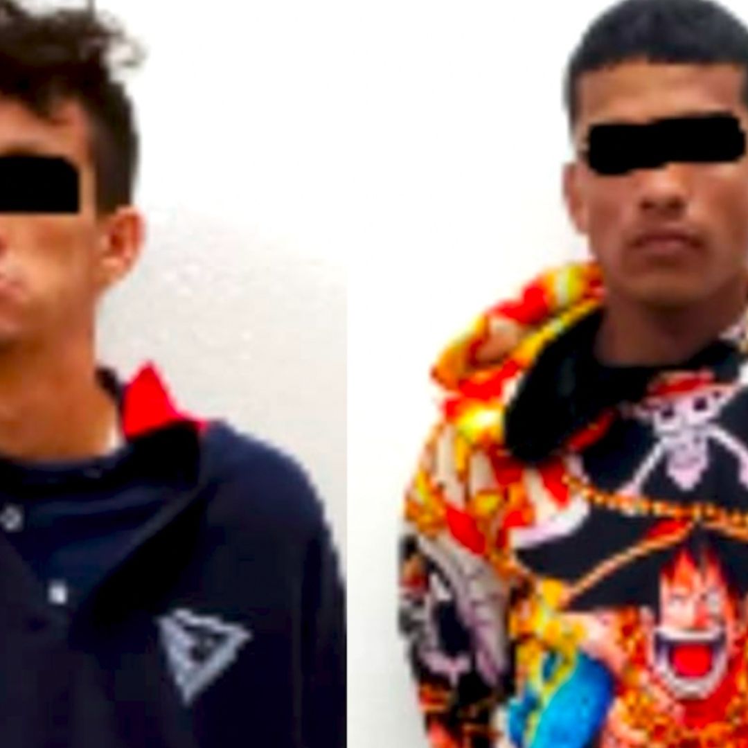Los escandalosos hombres fueron detenidos con dosis de marihuana y cristal.