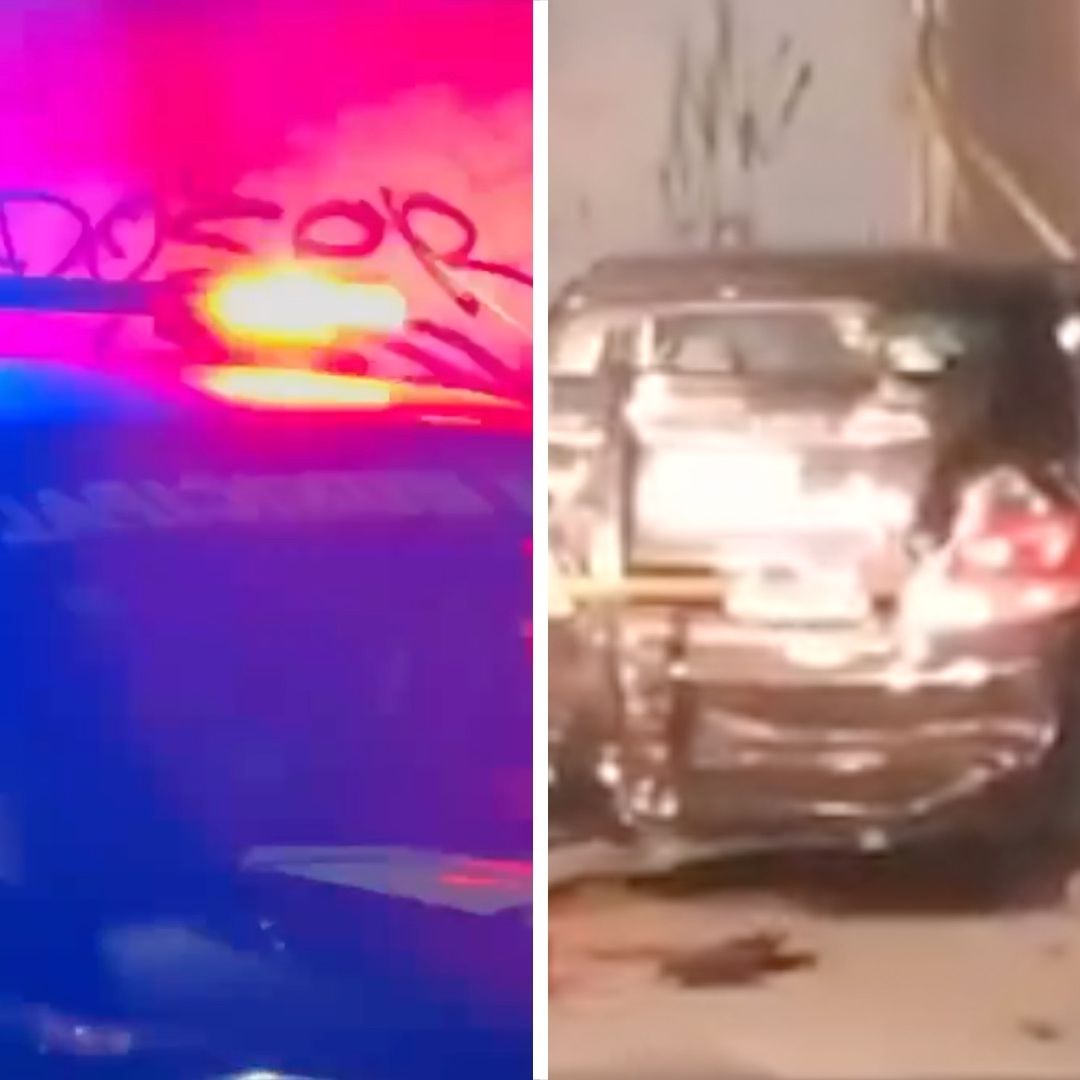 Persecución y Balacera contra Taxi Ejecutivo por Sujetos Armados. Foto: N+