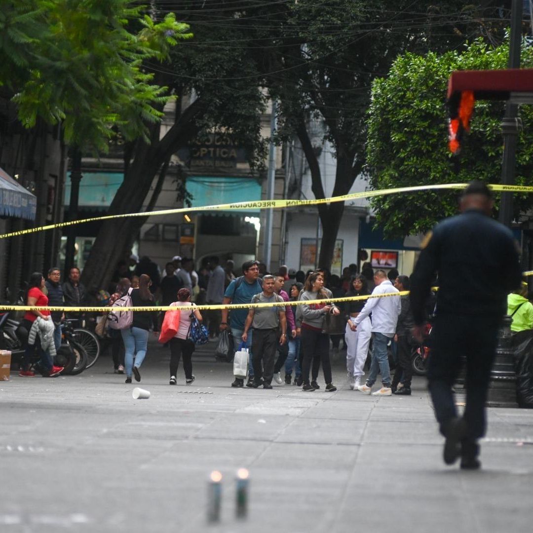 Así quedó la calle donde balearon a Diana Sánchez Barrios y sus dos acompañantes en Centro CDMX