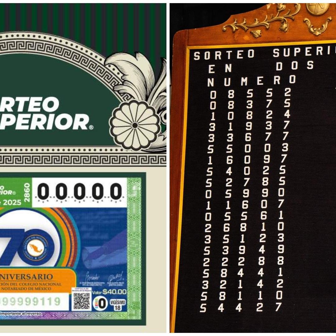 Conoce dónde cayó el premio mayor del Sorteo Superior 2861 de la Lotería Nacional