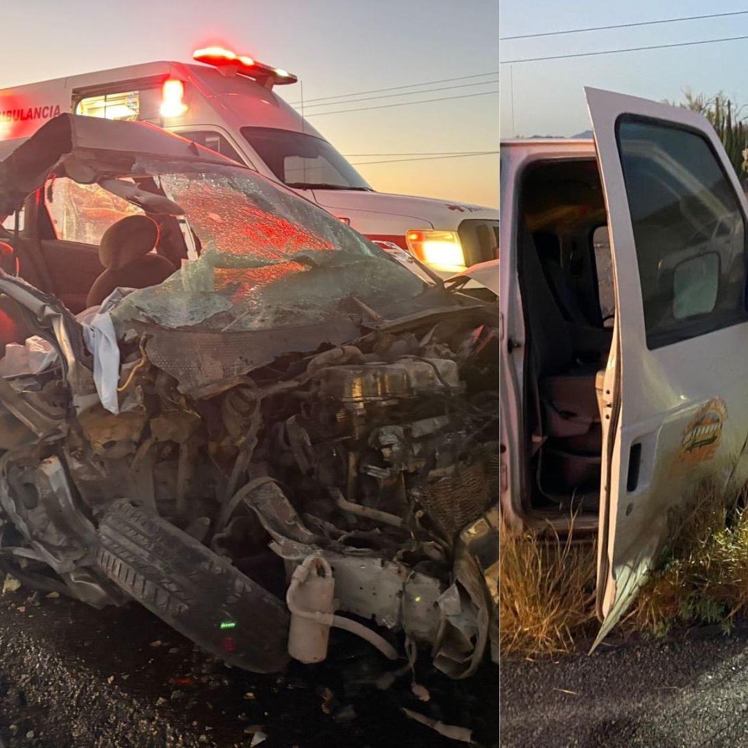 Accidente en Carretera Caborca–Y Griega Deja una Persona Sin Vida y 7 Heridos, en Sonora