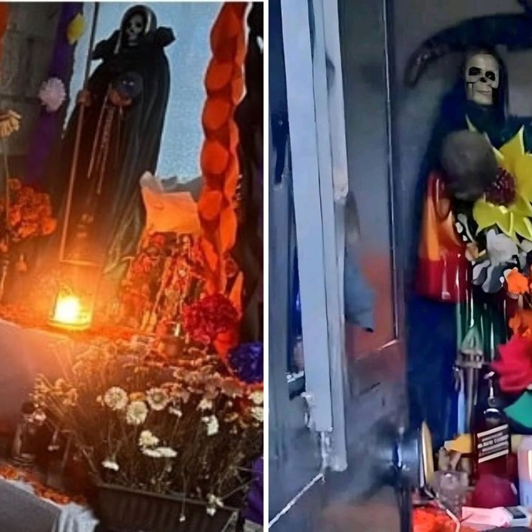Matan a Balazos a Quinceañera Frente a Altar de la Santa Muerte en su Casa