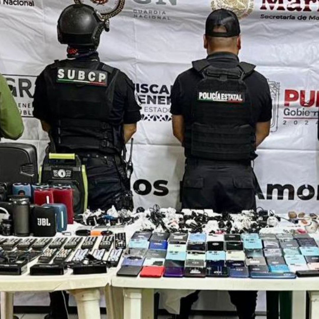 Asegurados Teléfonos Droga Bebidas Alcohólicas Operativo Cereso Tepexi de Rodríguez Puebla