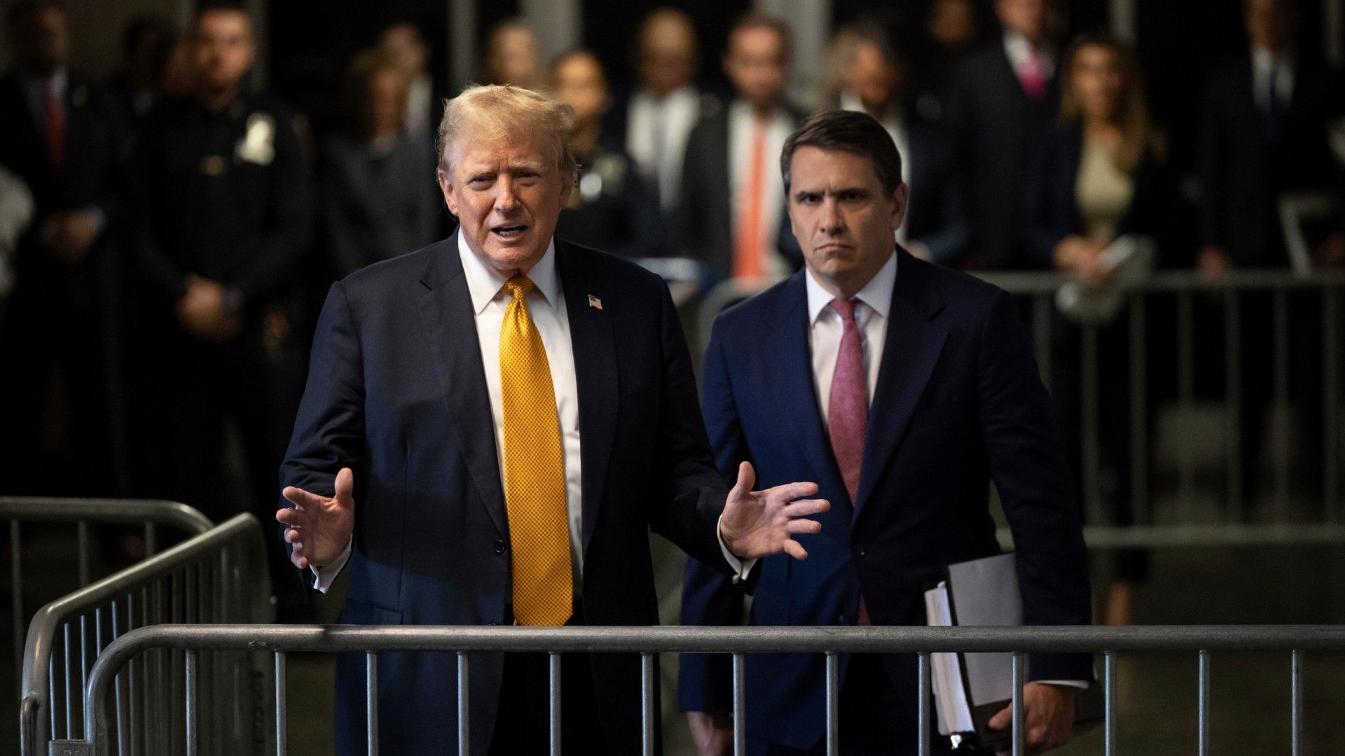 Todd Blanche acompaña a Trump en el jucio por el caso de los pagos a la actriz Stormy Daniels