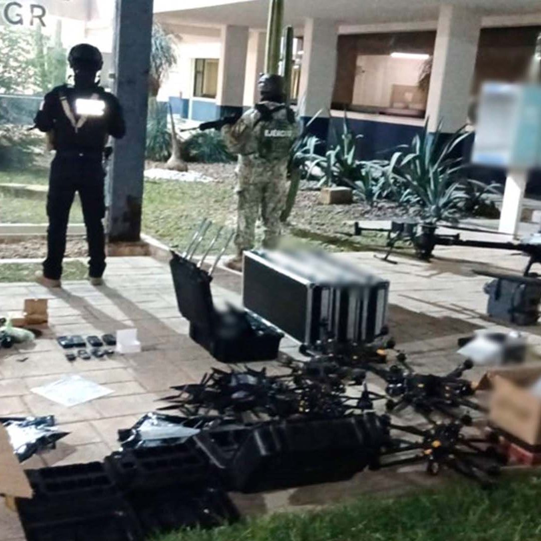Aseguran Drones, Armas y Cartuchos Durante Operativos en Reynosa
