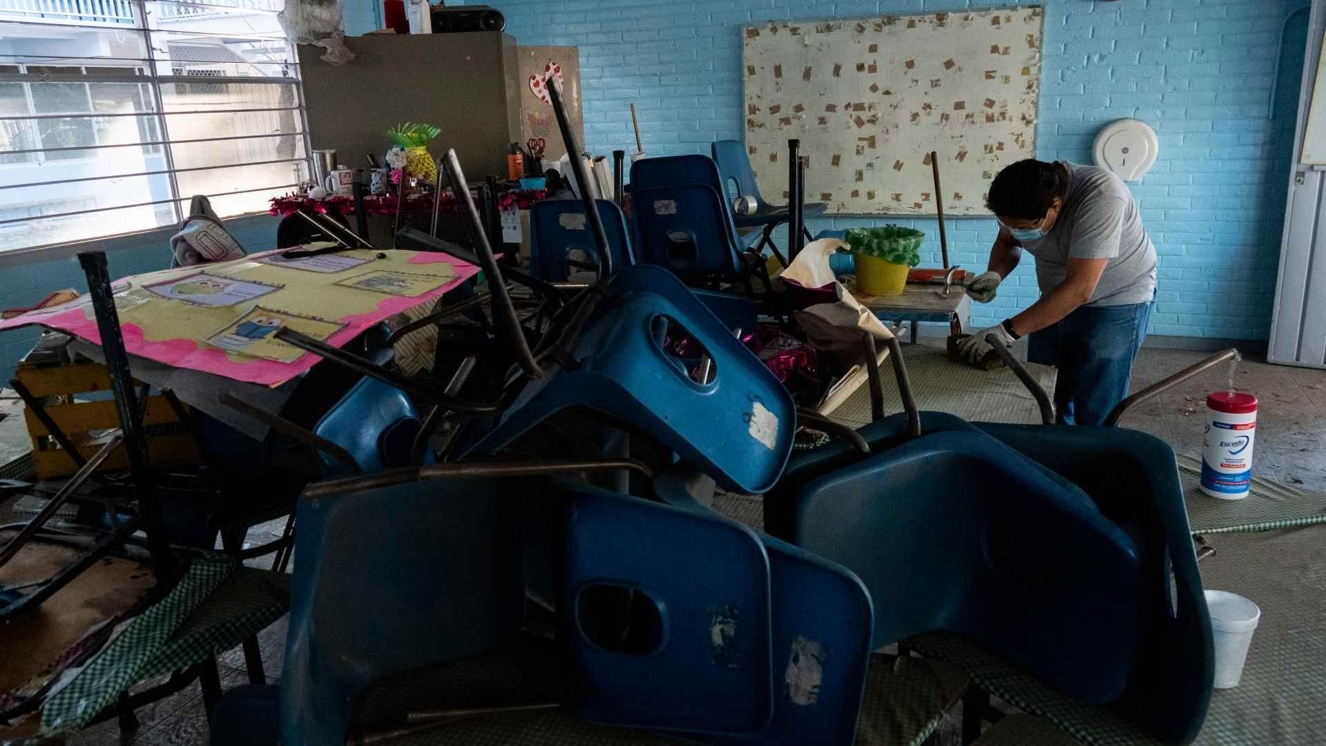 Limpieza de escuelas