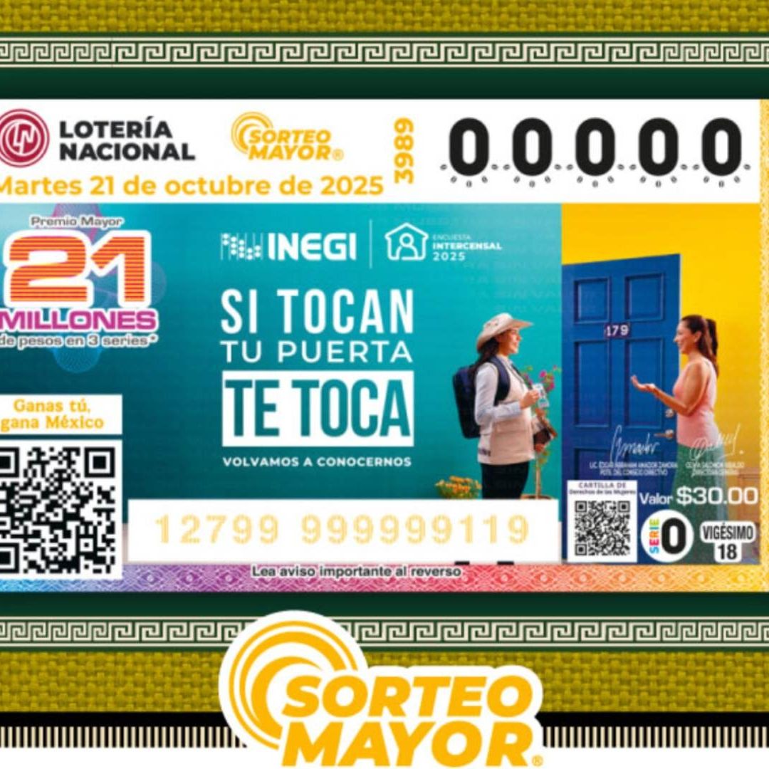 Sorteo Mayor de la Lotería Nacional 3889