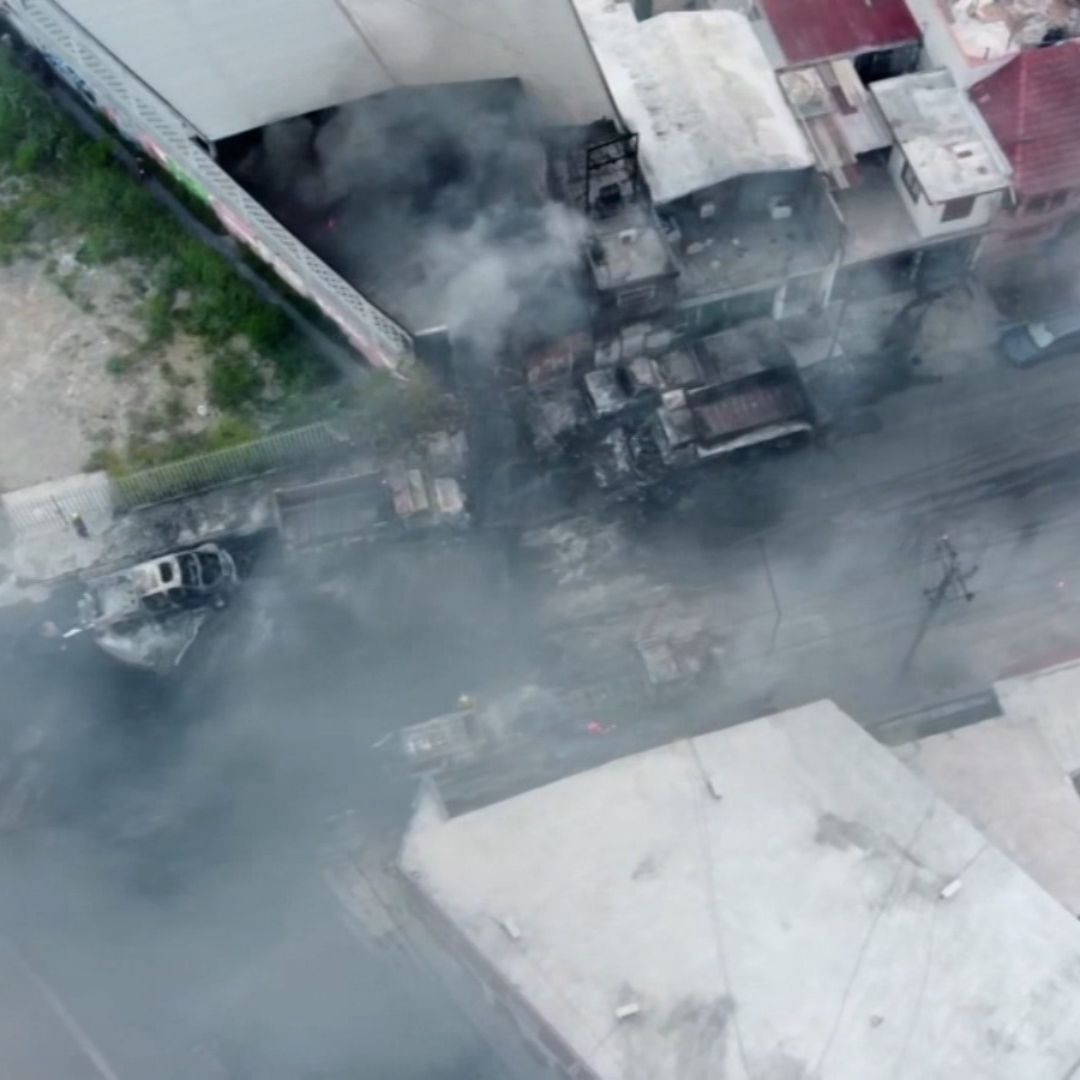 Bodega incendiada