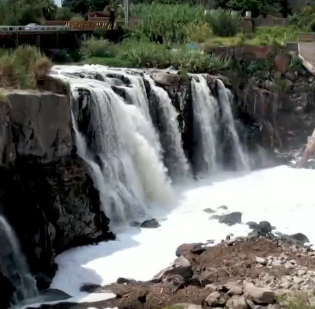 Contaminación en Río Santiago: Cascada de El Salto de Juanacatlán Punto más Crítico