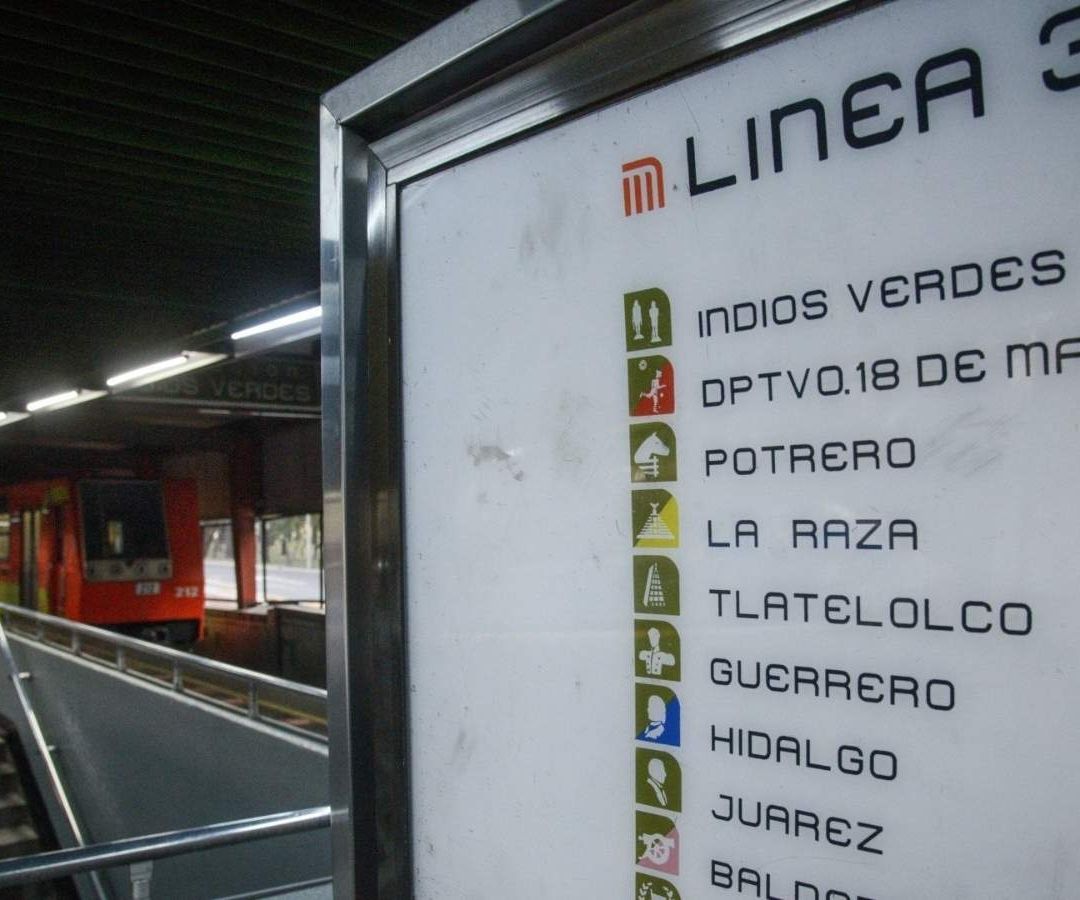 Línea 3 del Metro. Foto: Cuartoscuro