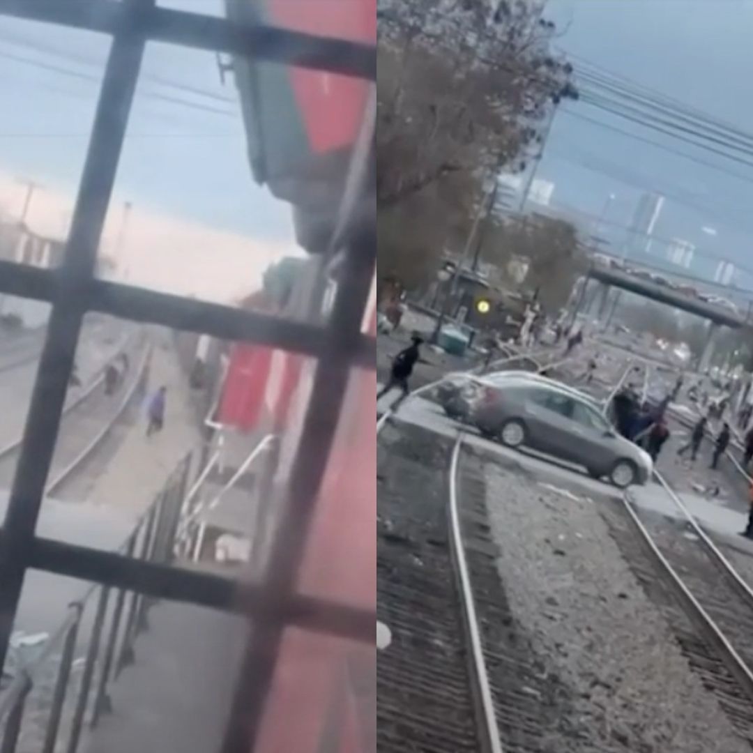 Video roban de tren en colonia Hidalgo, en Monterrey