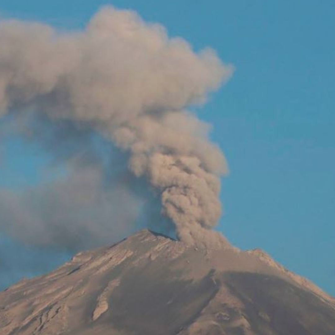 Actividad del volcán Popocatépetl