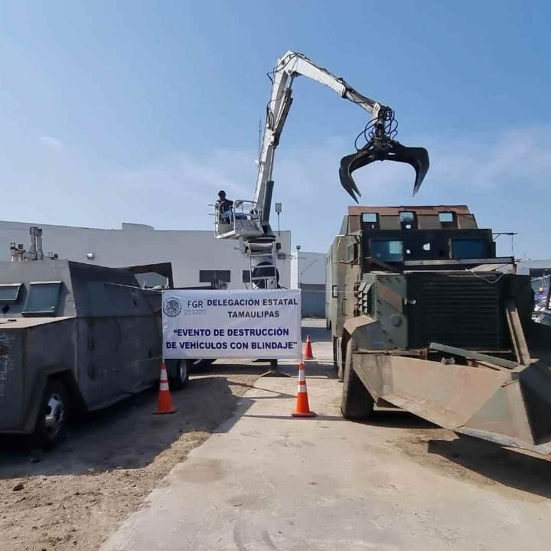 Tamaulipas tiene los mayores decomisos de camionetas con blindaje artesanal.