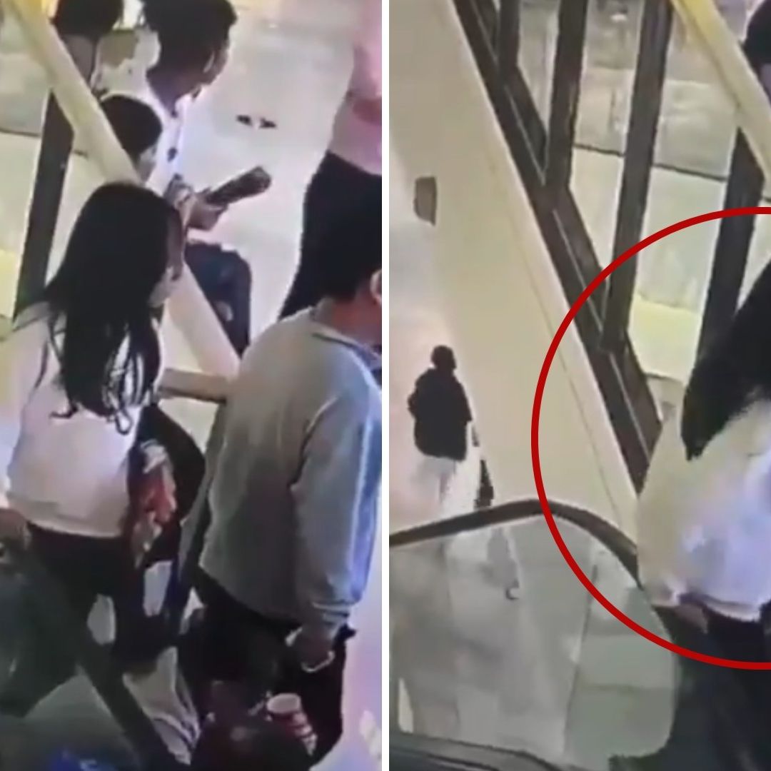 Mujer Se Recarga en Escaleras Eléctricas de Plaza Comercial y Muere al Caer